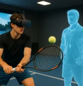 Инновационные теннисные тренировки 2025: от AI-тренеров до VR-реальности