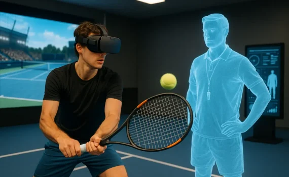 Инновационные теннисные тренировки 2025: от AI-тренеров до VR-реальности